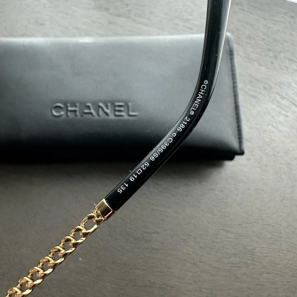 Chanel Round Eye Glasses with Gold Frame - Picture 7 of 7